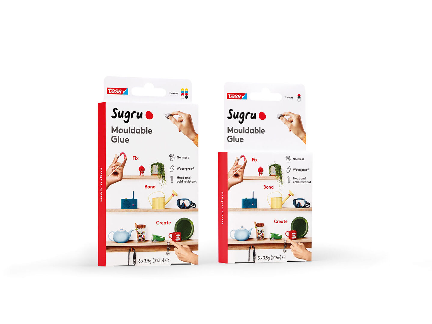 Verpackung des Allzweckklebers Sugru | Credit: tesa