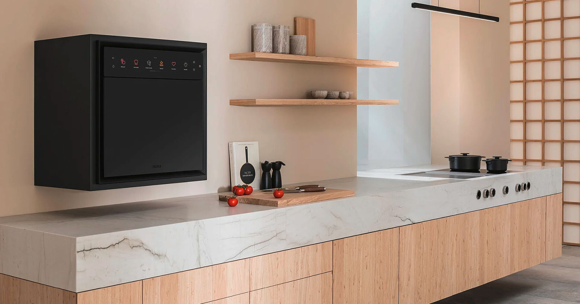 Der neue Bora X BO Dampfgarer | Credit: Tischlerei Beyer