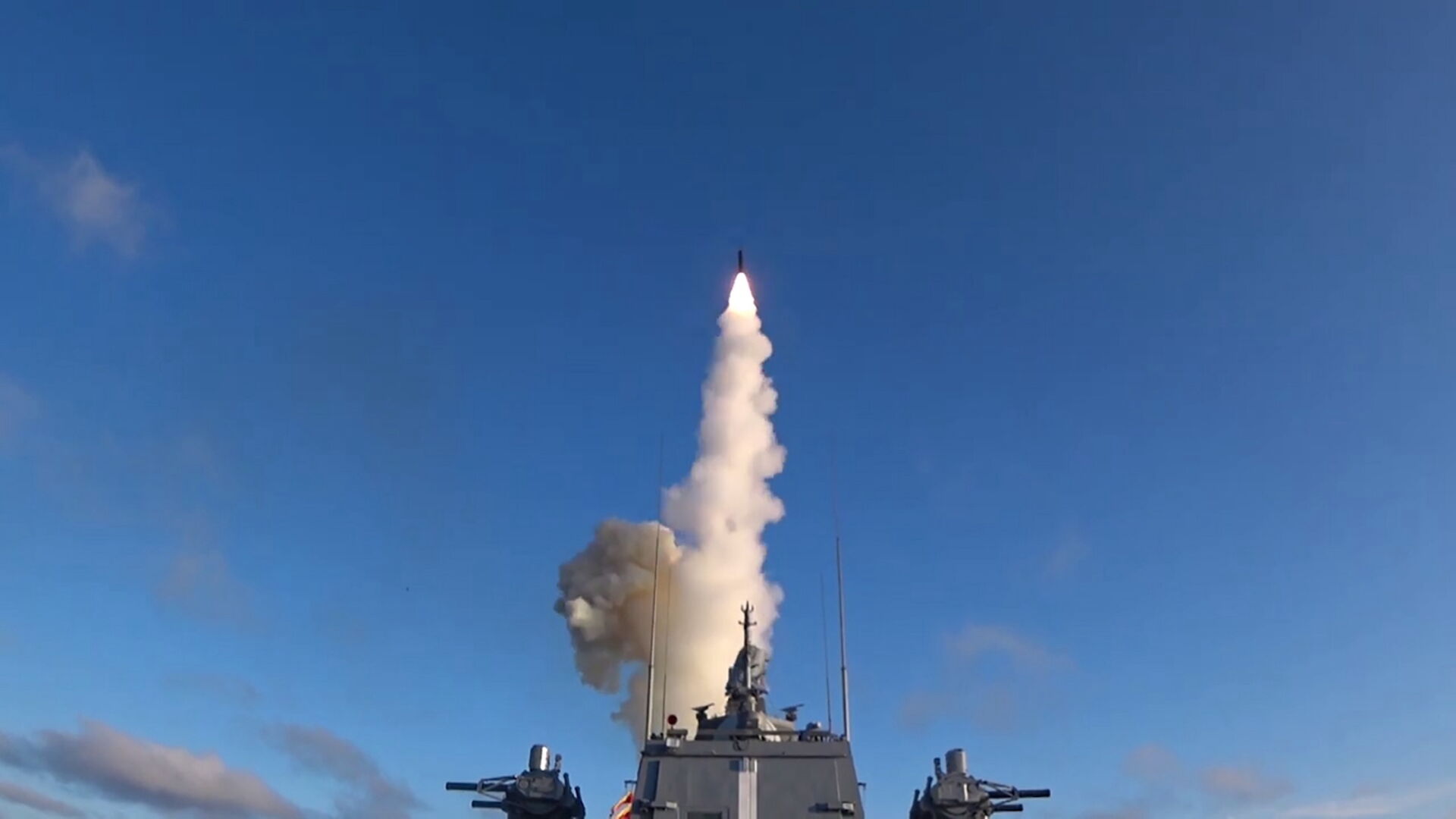 Kalibr beim Start | Credit: Russian Defence Ministry / Tass / picturedesk.com