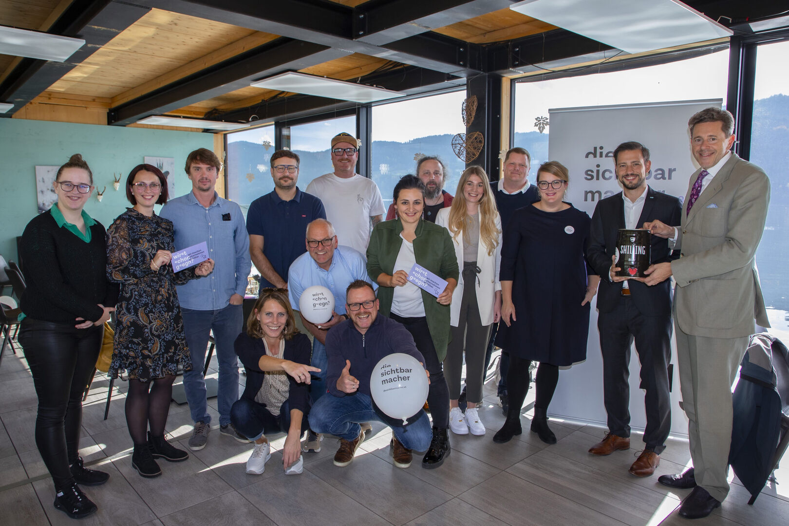 Wirtschafts-Lunch der Kreativen Oberkärntens mit H. Mahrer und S. Schuschnig