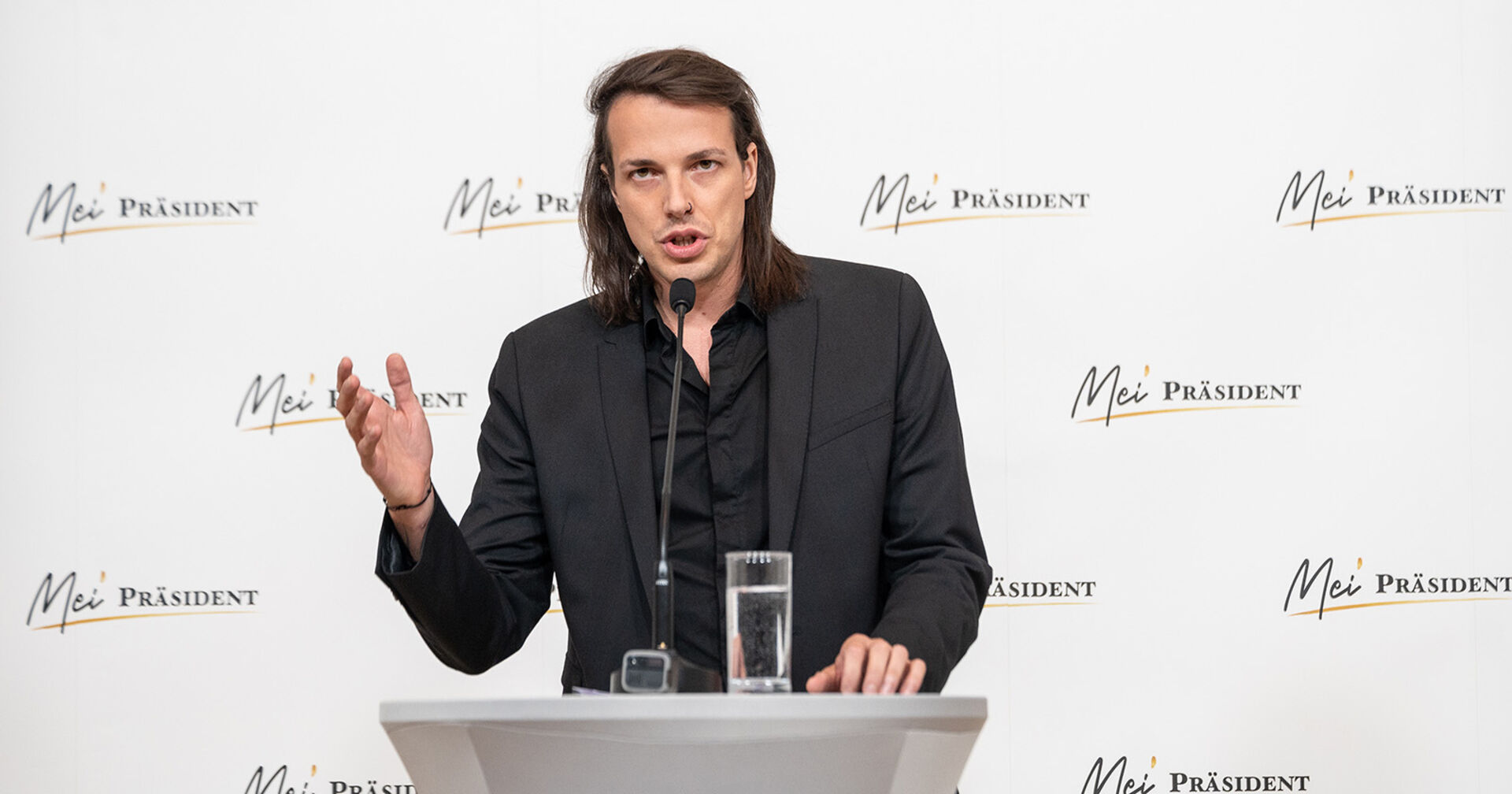 Bierpartei-Kandidat Dominik Wlazny