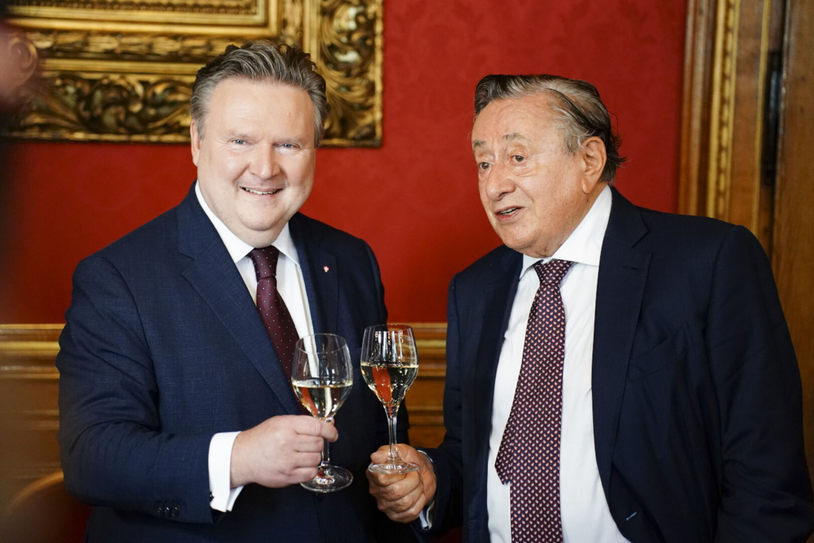 Michael Ludwig und Richard Lugner