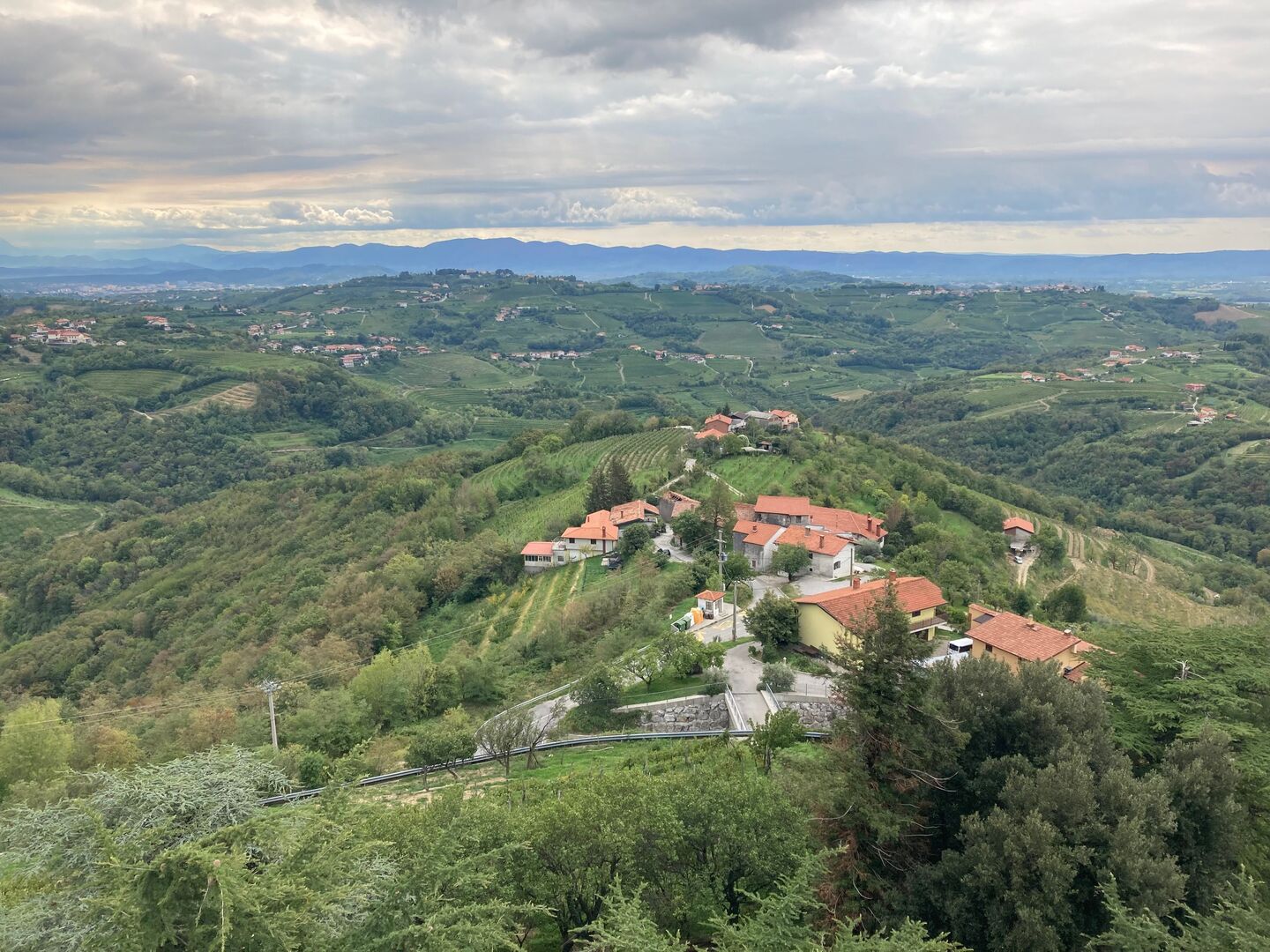 Ausblick vom Aussichtsturm Gonjače