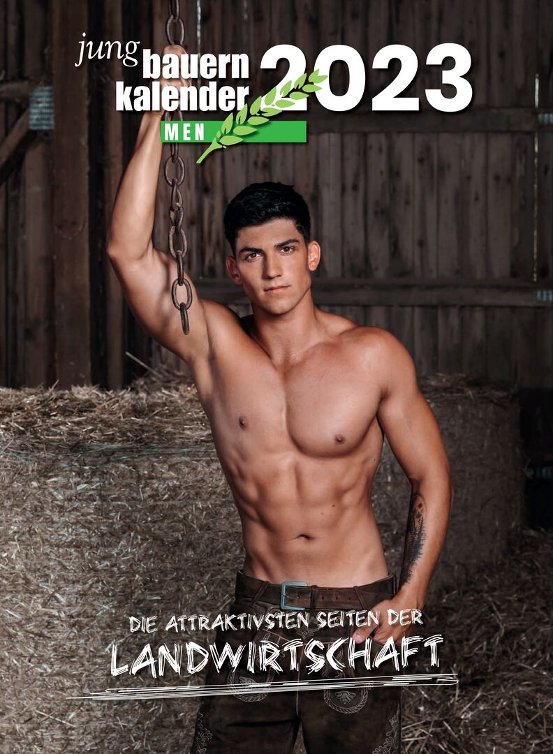 Cover Jungbauernkalender Men 2023
