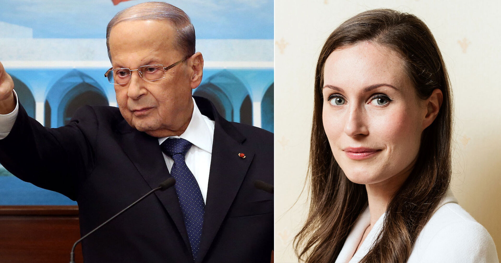 Porträts, li. Arun, re. Marin