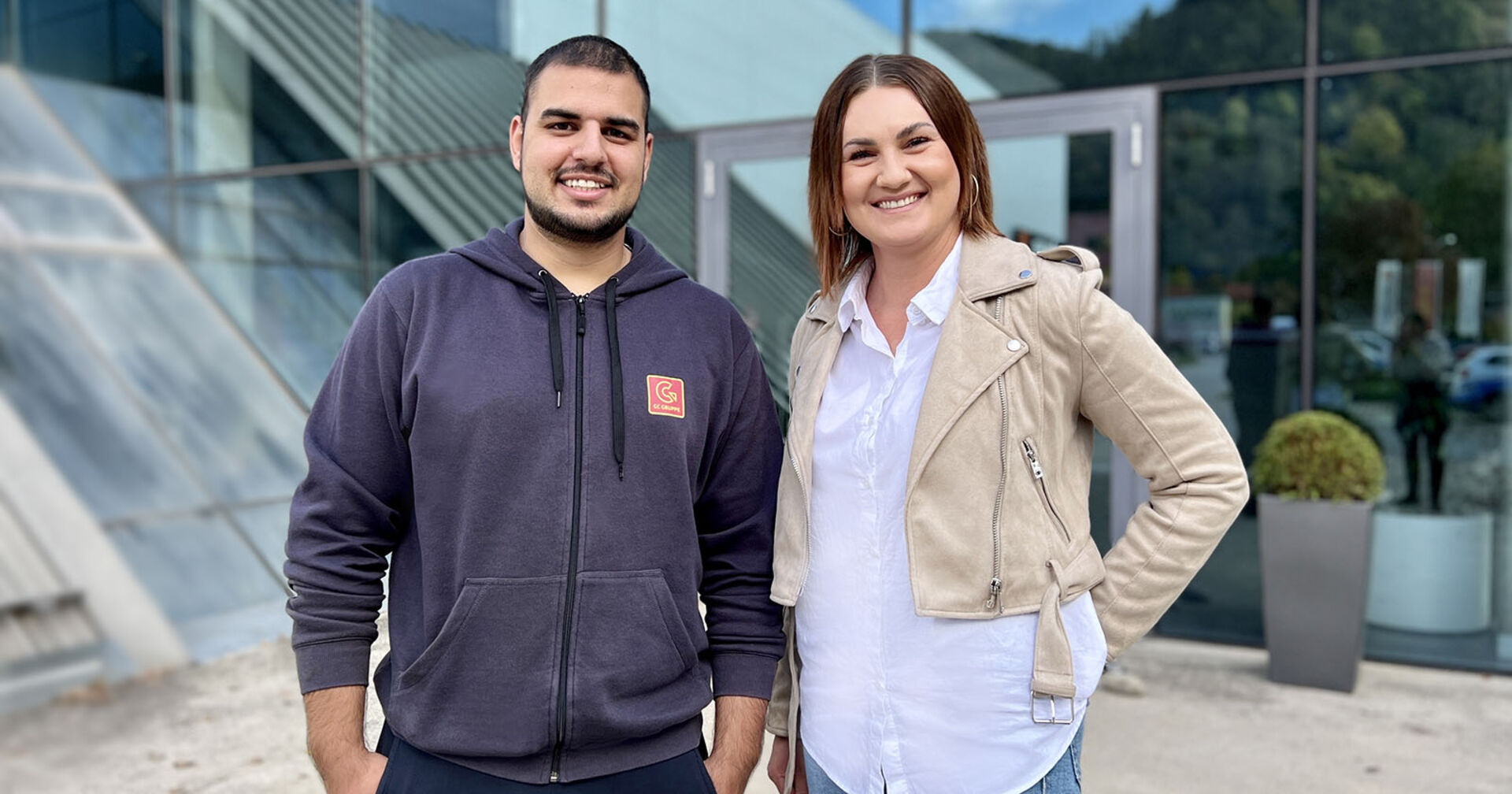 Stiftungslehrlinge bei ODÖRFER: Milovan Bolic und Tanja Landfahrer