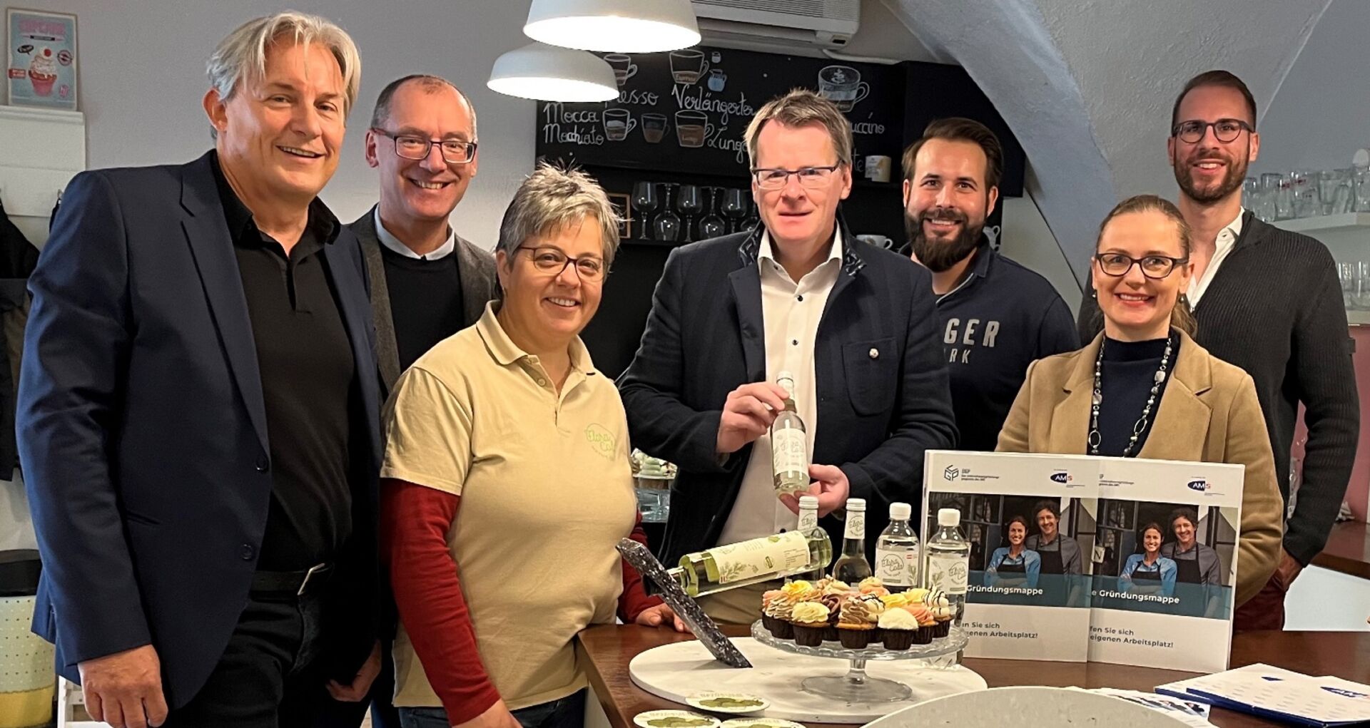 Unternehmer und Vertreter des AMS