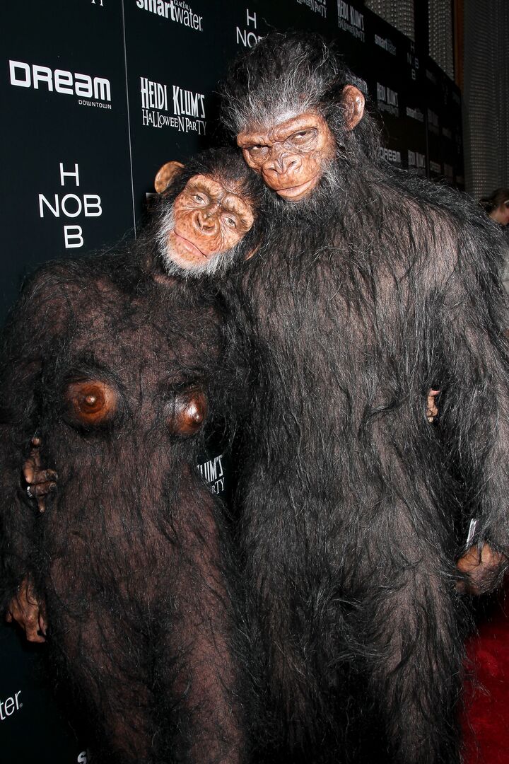Heidi Klum und ihr Ex-Mann Seal im Affenkostüm| Credit: STARTRAKS PHOTO INC./Action Press/picturedesk.com