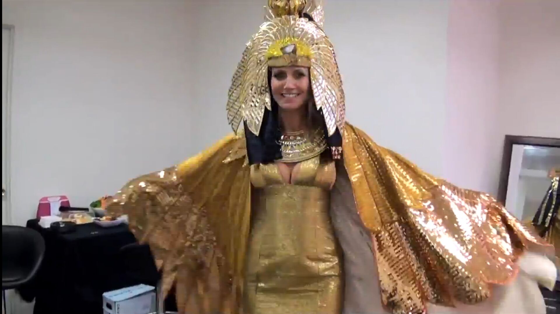 Heidi Klum in einem Kleopatra-Kostüm | Credit: picturedesk.com