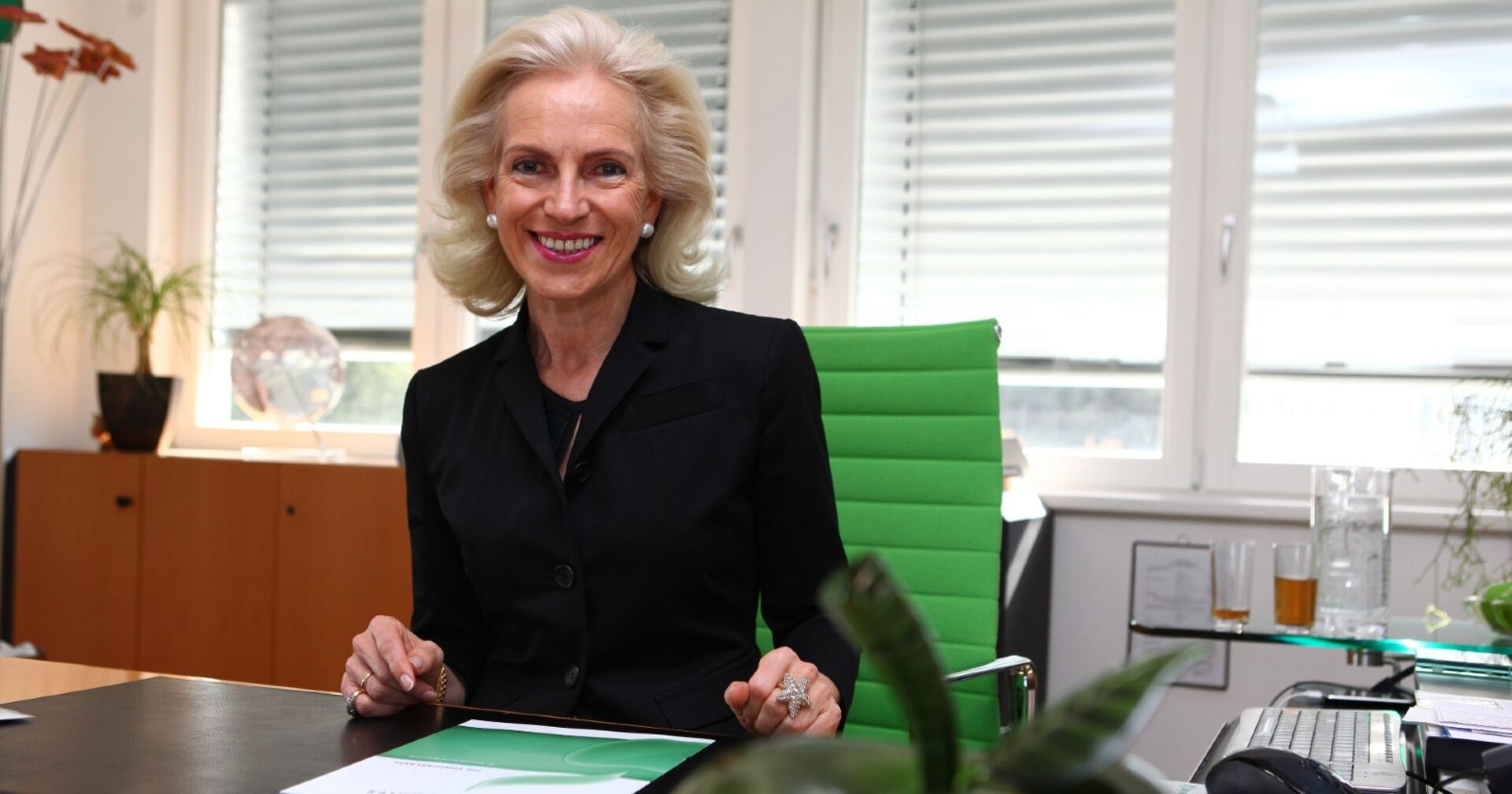 Ingeborg Freudenthaler in ihrem Büro | Credit:  FOLTIN Jindrich / WirtschaftsBlatt / picturedesk.com