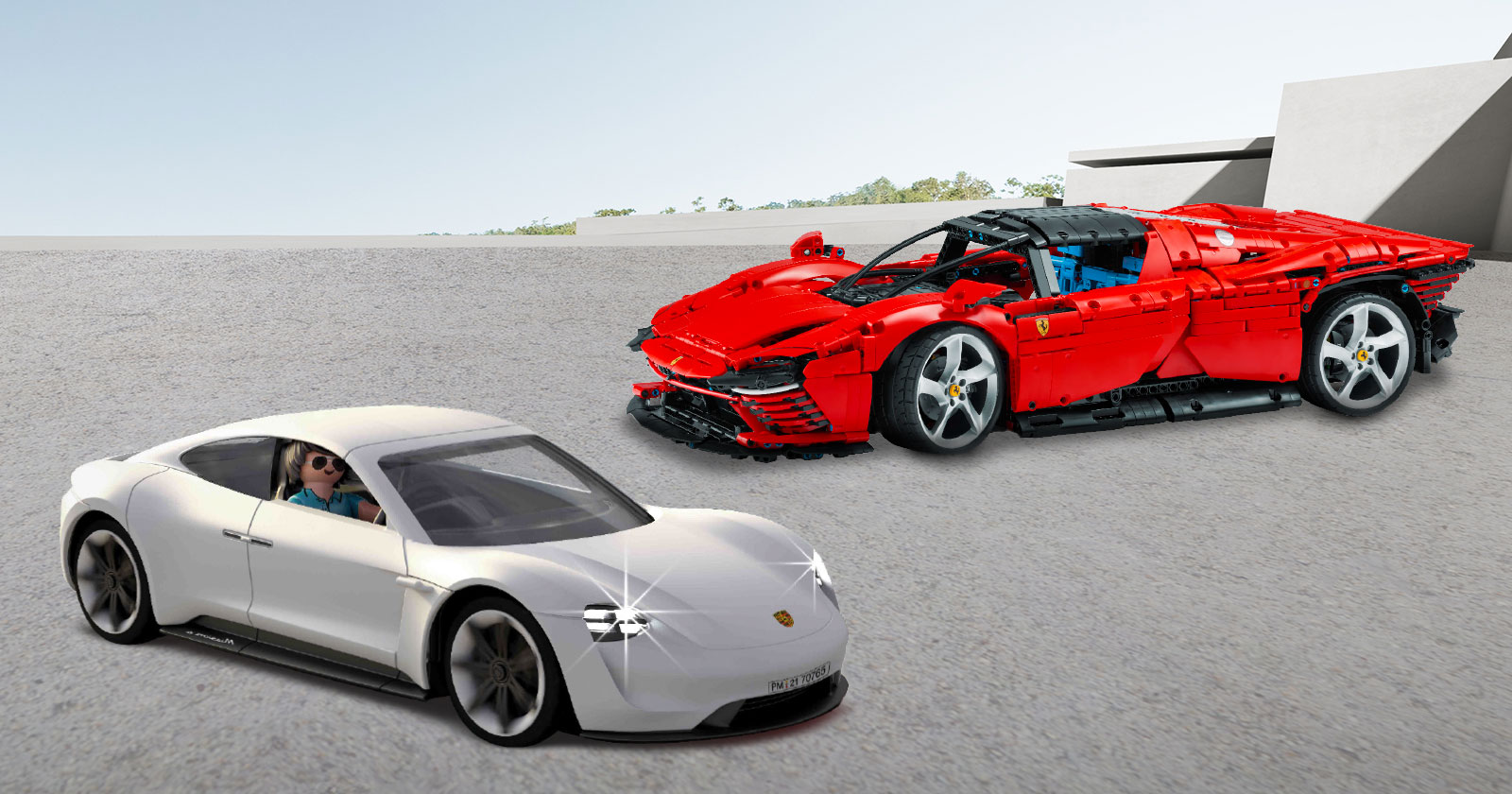 Lego und Playmobil im Kampf um Autofans