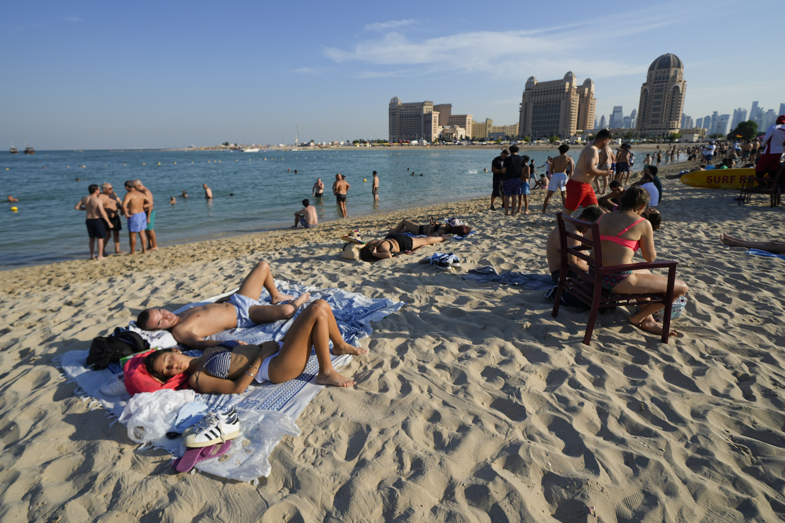 Strand in Doha | Credit: Julio Cortez / AP / picturedesk.com
