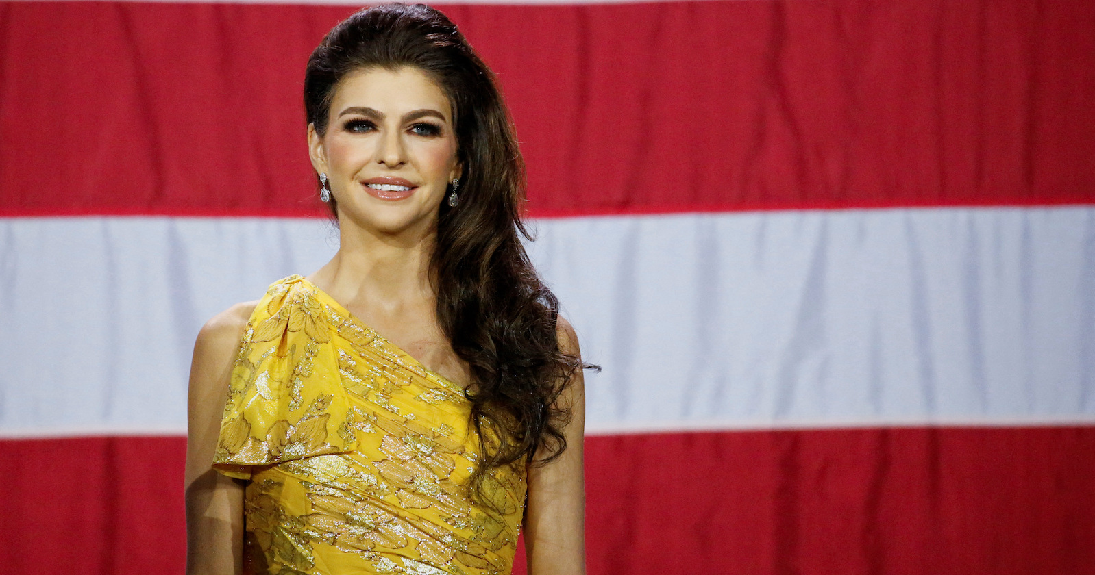 Porträt vor Sternenbanner