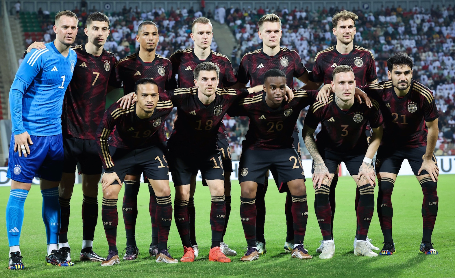 Die deutsche Fußball-Nationalmannschaft: Teamfoto in Katar. | Credit:Christian Charisius / dpa / picturedesk.com