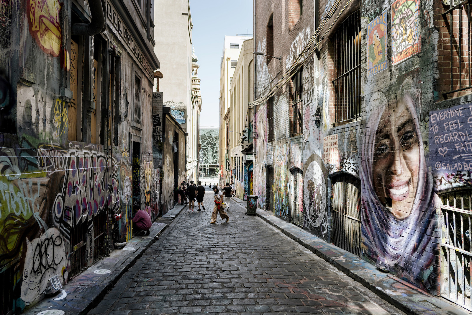 Street Art in der Hosier Lane in Melbourne. | Credit: Visit Victoria