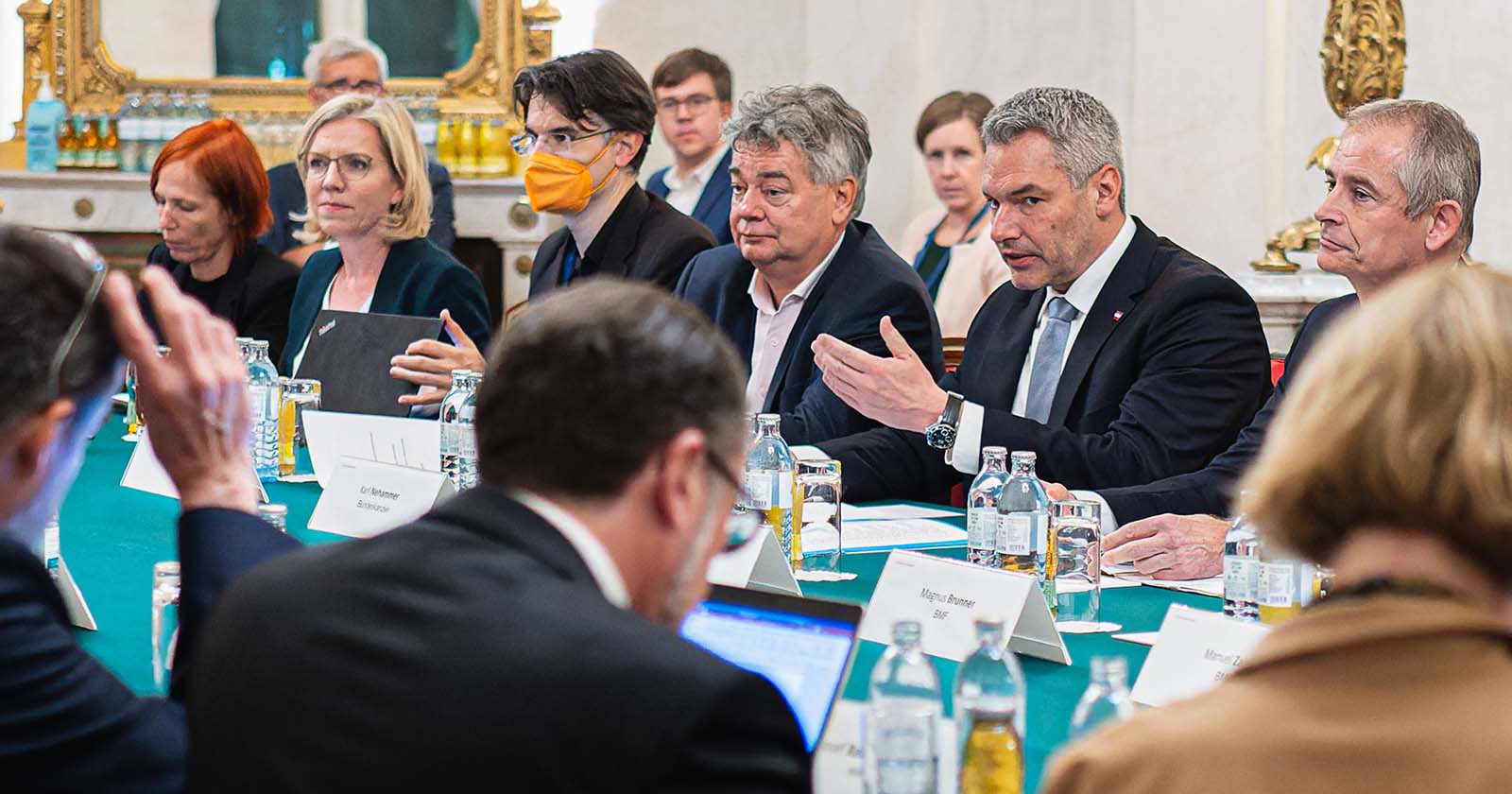 Das Krisenkabinett der Bundesregierung