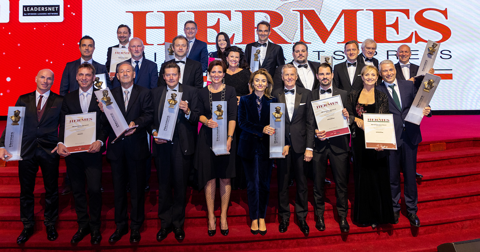 Sieger beim Hermes-Wirtschaftspreis 2022 in der Hofburg | Credit: feelimage.at
