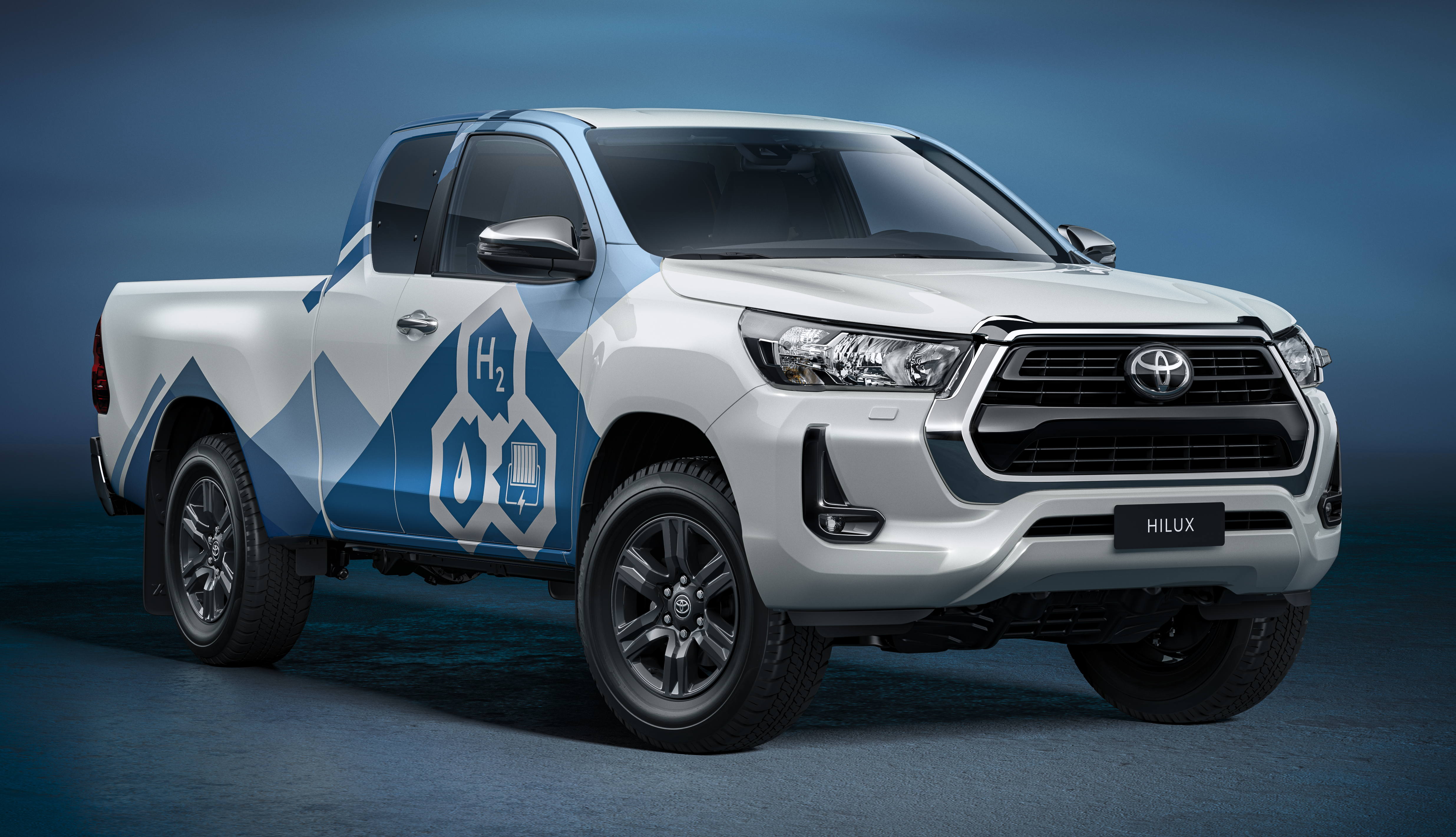 Toyota Hilux mit Wasserstoffantrieb