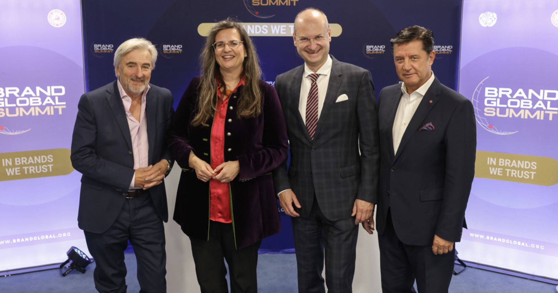 Gastgeber und Experten beim Brand Global Summit | Credit: Katharina Schiffl