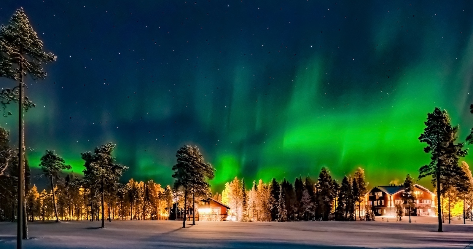 Polarlichter in in Lappland | Credit: iStock.com/SSV-Photo