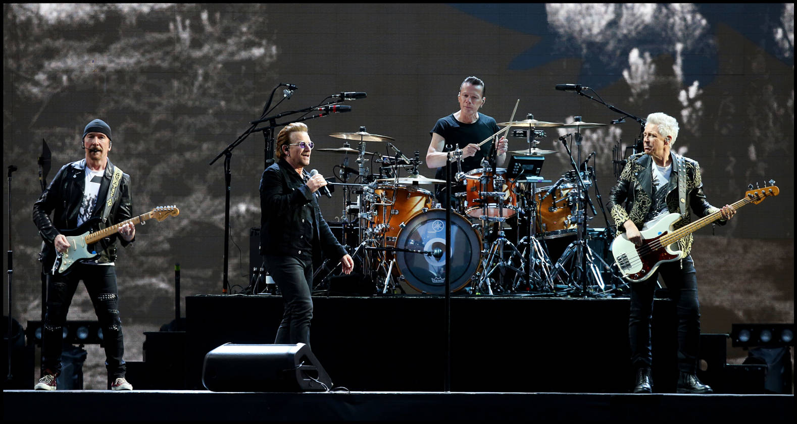 Band U2 auf der Bühne