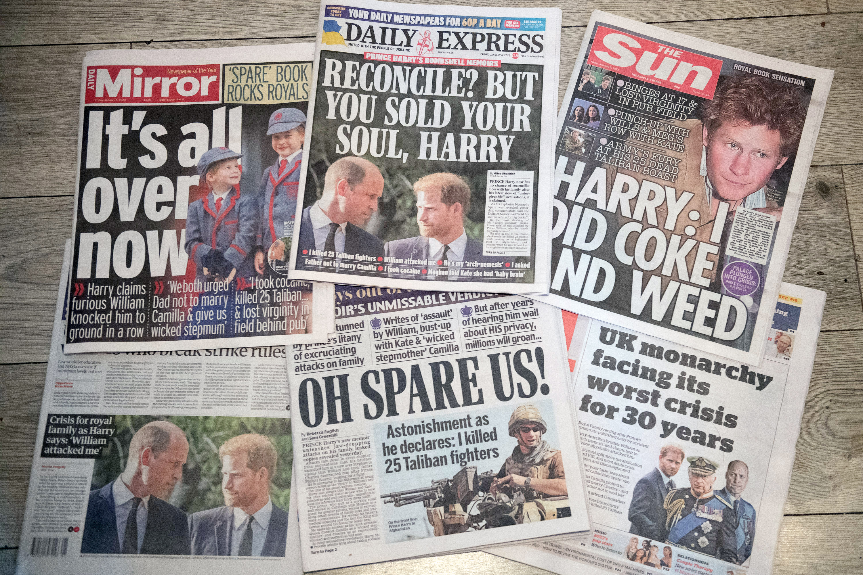 Die Reaktionen der britischen Presse auf Prinz Harry