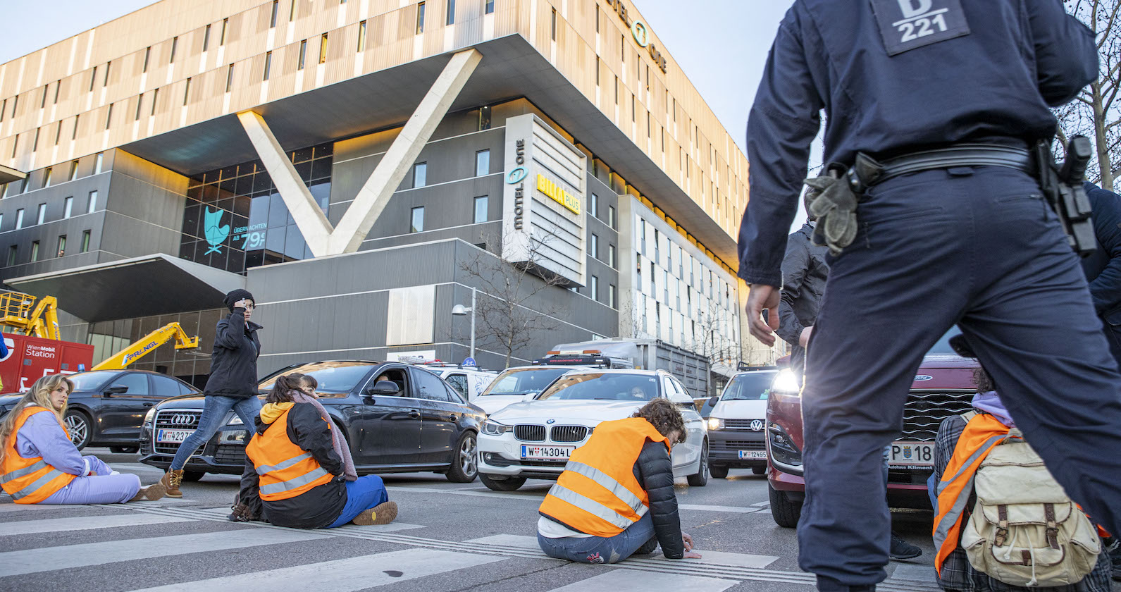 Klima-Protest am Gürtel I Credit: TOBIAS STEINMAURER/APA/picturedesk.com