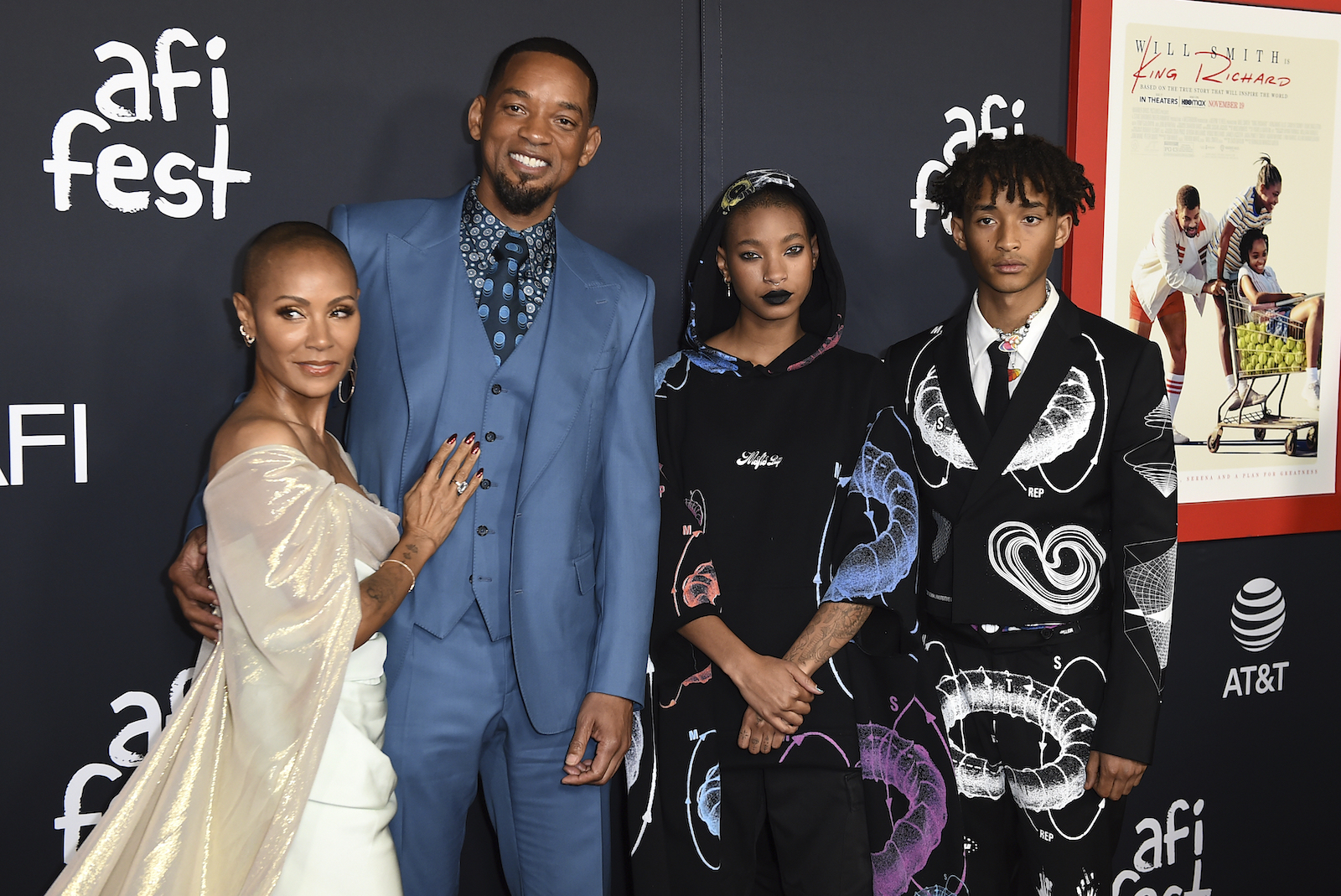 Jada, Will, Willow und Jaden Smith | Credit: Jordan Strauss / AP / picturedesk.com