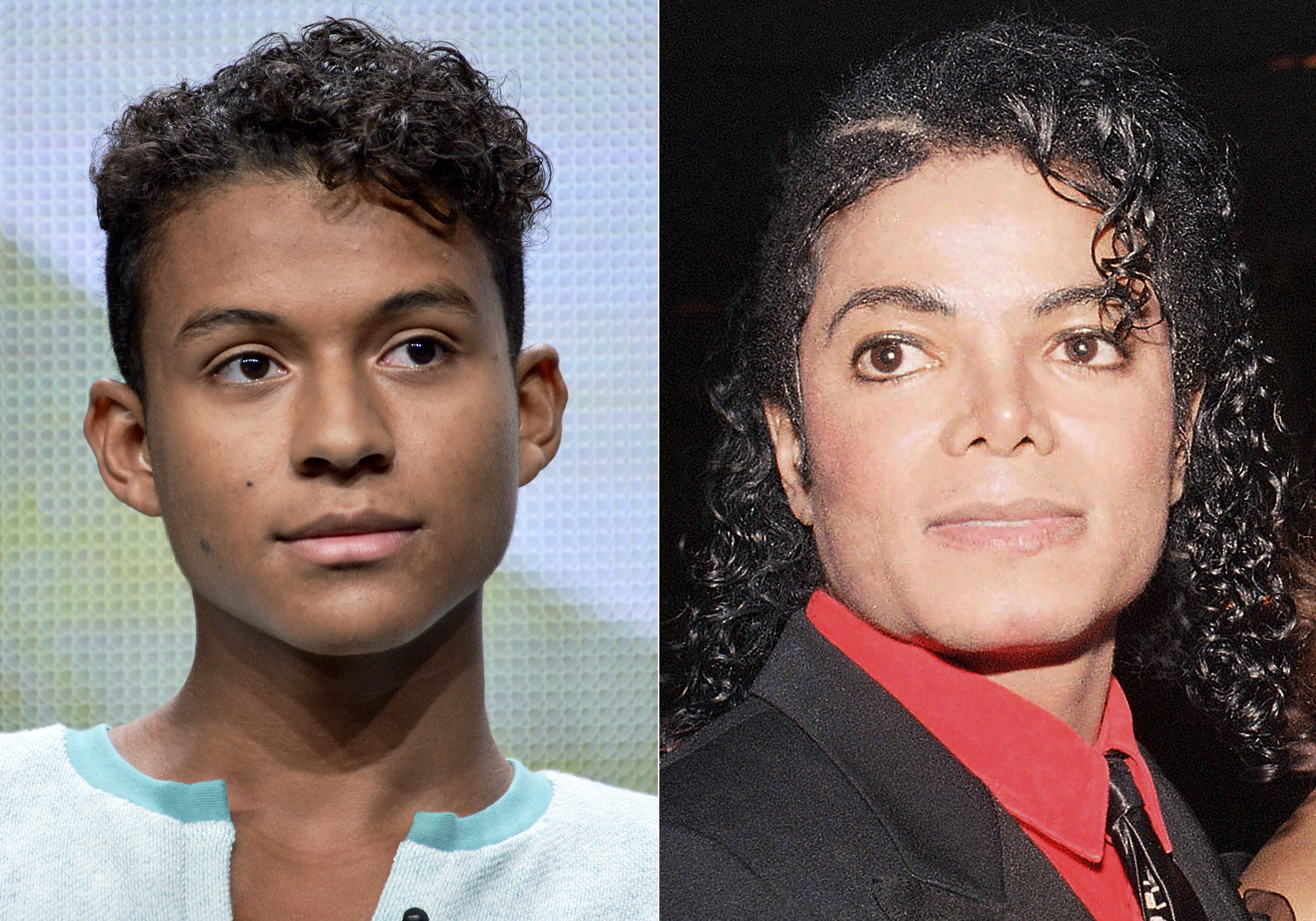 Portärtfotos von Jafaar und Michael Jackson. | Credit: AP / picturedesk.com