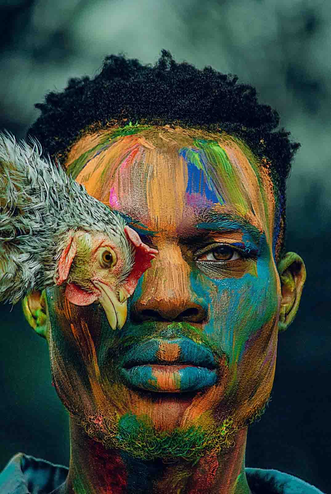 Dennis Onyango, &quot;Colors, 2021, 70x45, Fotografie/PVC kaschiert