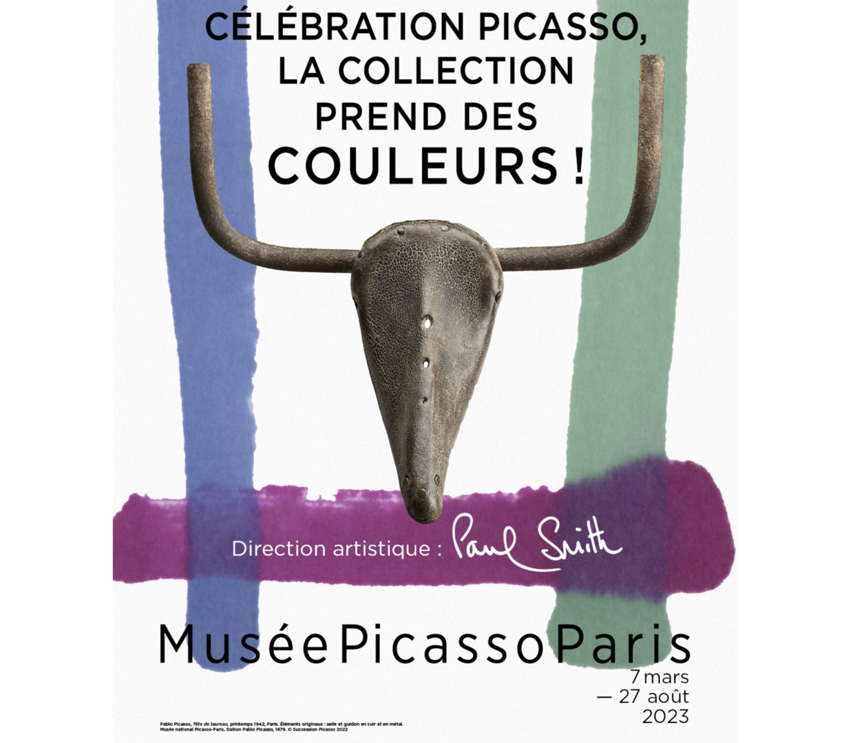 Picasso-Ausstellung in Paris (Plakat).