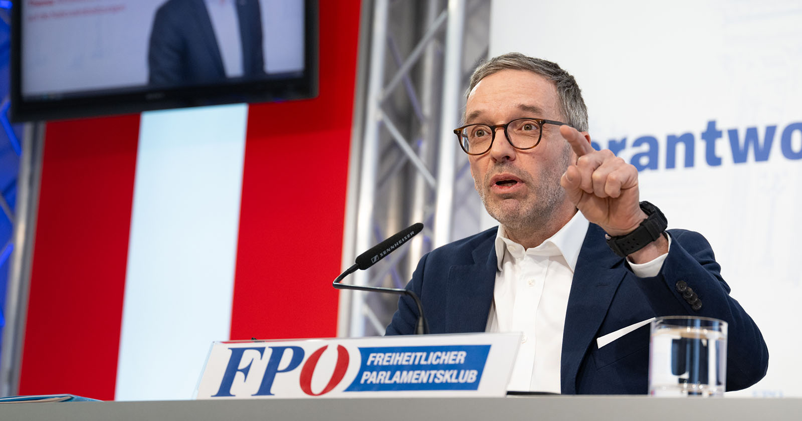 FPÖ-Chef Herbert Kickl kritisiert die Regierung