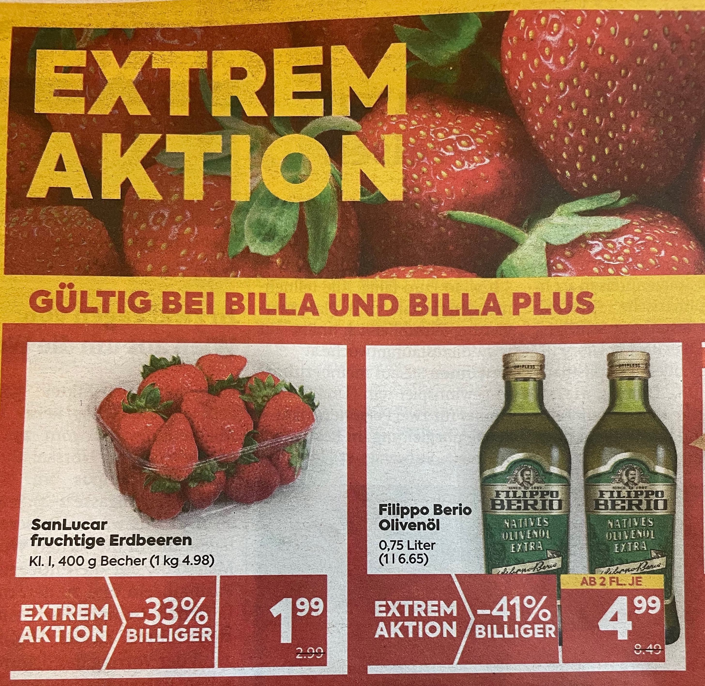 Billa Flugblatt I Credit: weekend.at