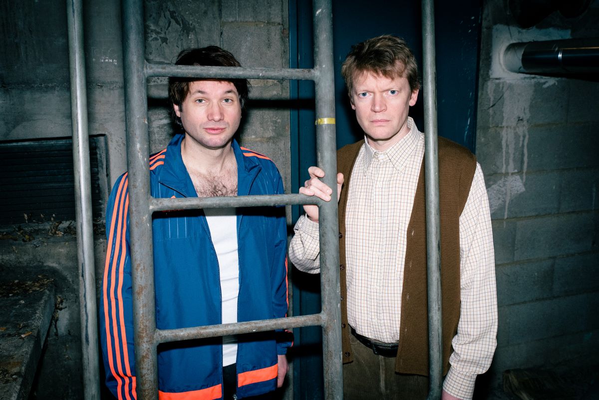 Zwei Schauspieler M. Kristof-Kranzelbinder und M. Roggenbock