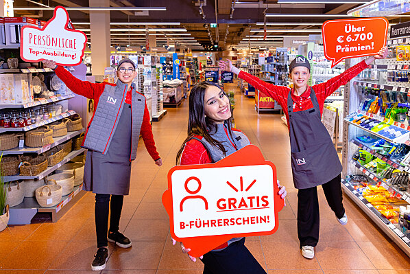 Lehrlinge bei INTERSPAR