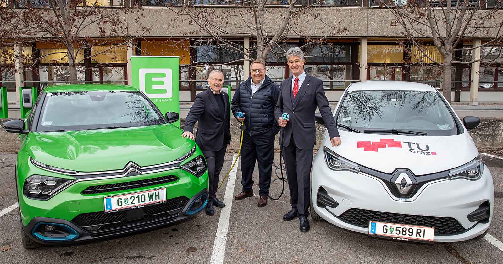 Ladestellen an der TU Graz