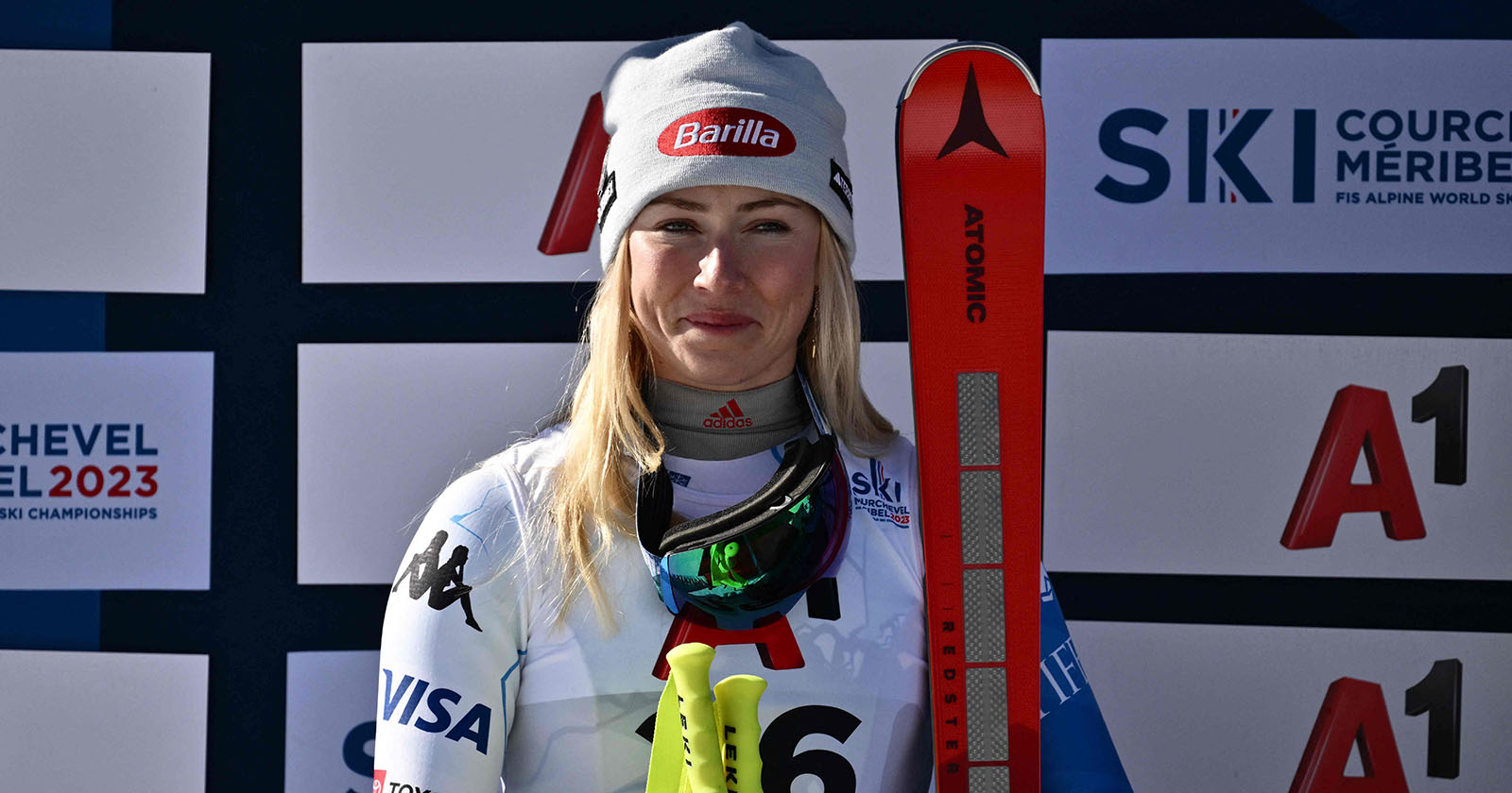 Mikaela Shiffrin bei der Ski-Weltmeisterschaft in Courchevel/Meribel