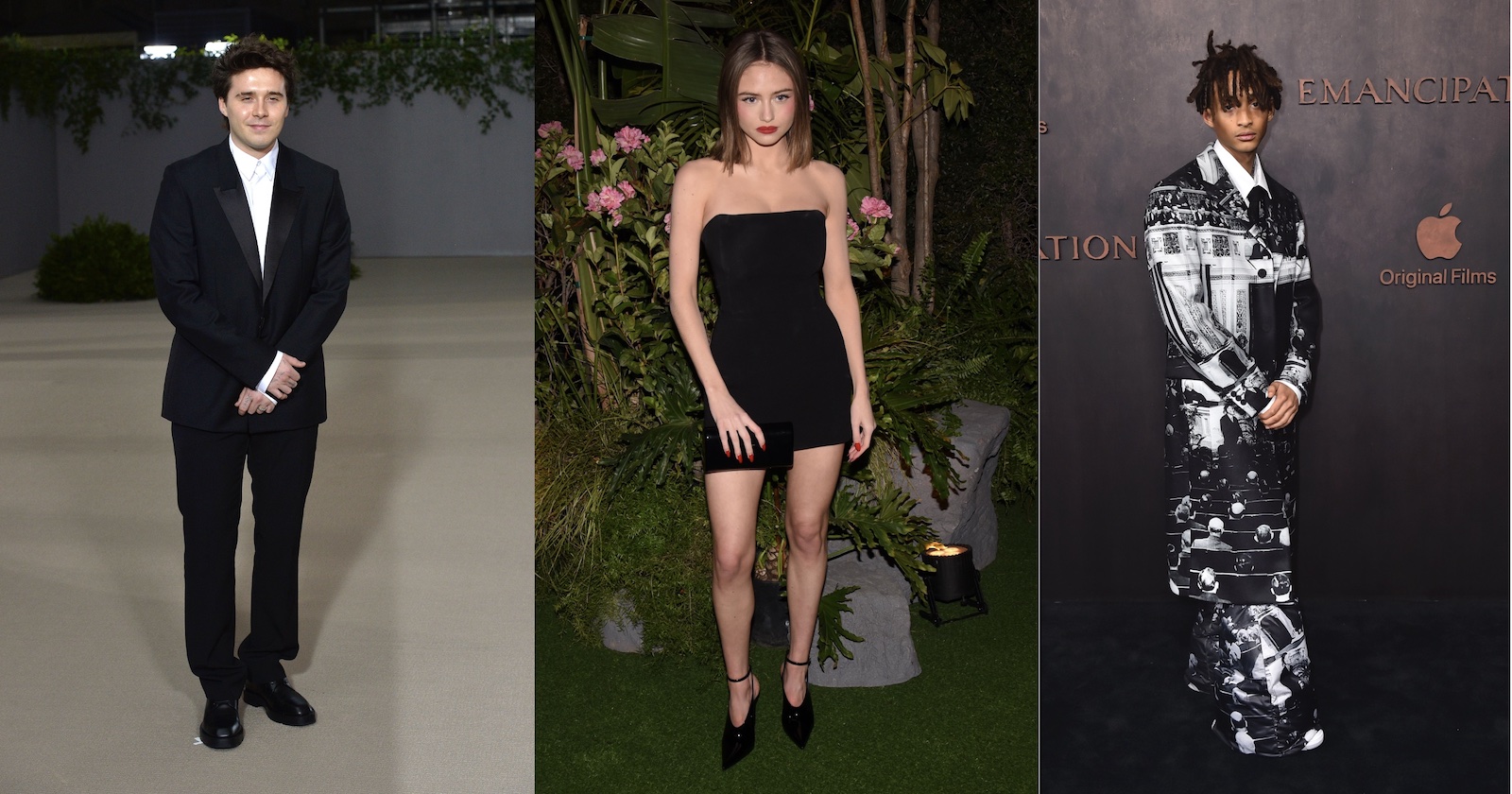 Brooklyn Beckham, Leni Klum und Jaden Smith | Credit: Dave Starbuck / Action Press / picturedesk.com, Billy Bennight / Action Press / picturedesk.com, Jordan Strauss / AP / picturedesk.com