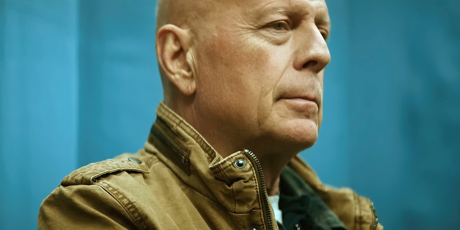 Bruce Willis in Großaufnahme