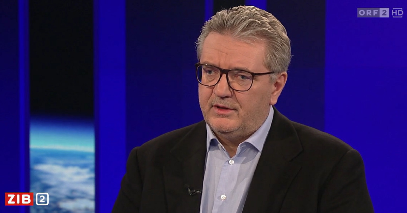 Gesundheitsstadtrat Peter Hacker (SPÖ) im Studio der ZIB2