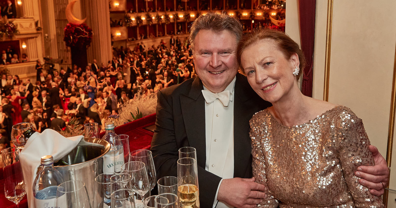 Michael Ludwig und seine Frau  Irmtraud am Opernball 2020