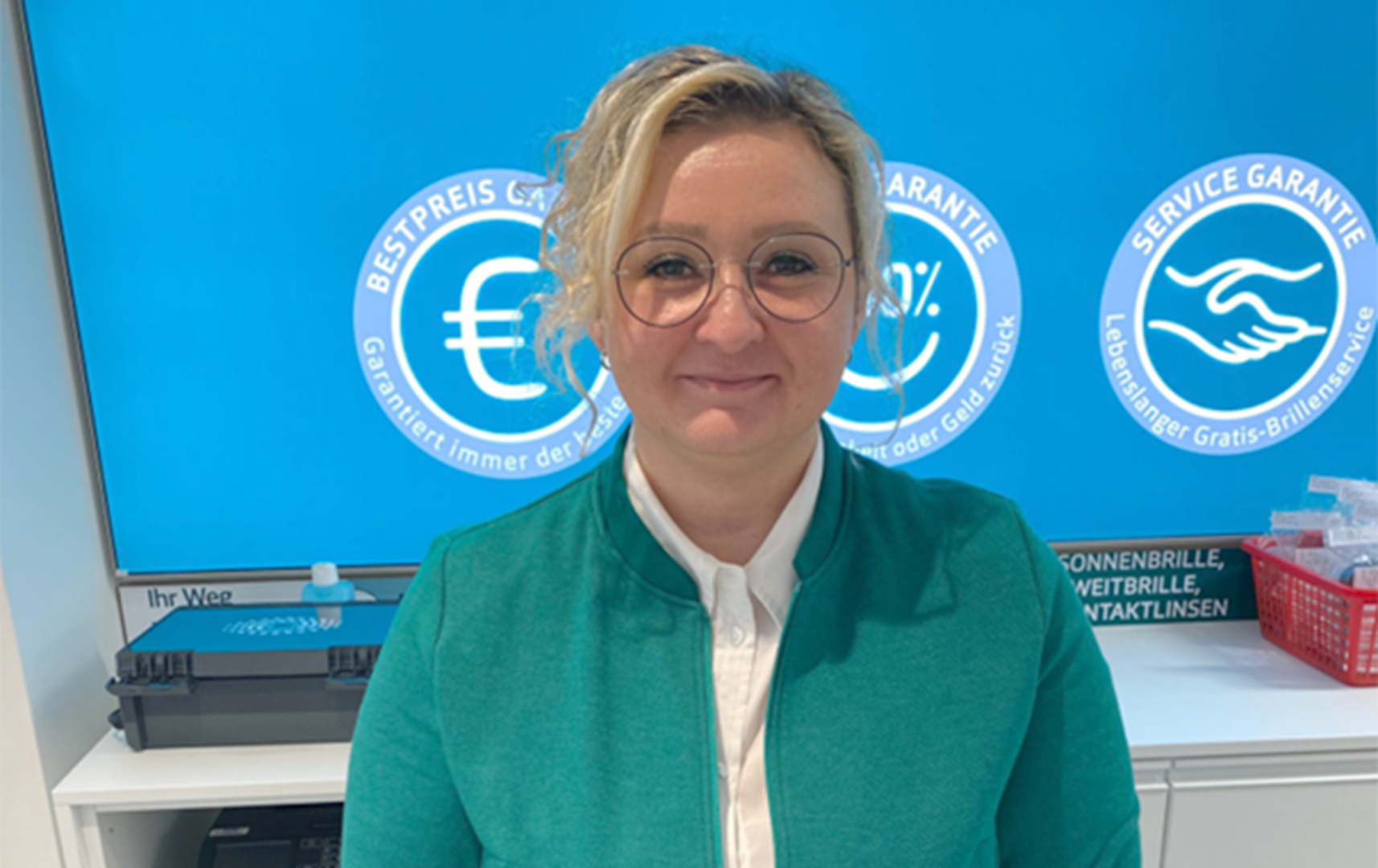 Neyra Kaba, Optikermeisterin und Filialleiterin von Pearle in Bludenz