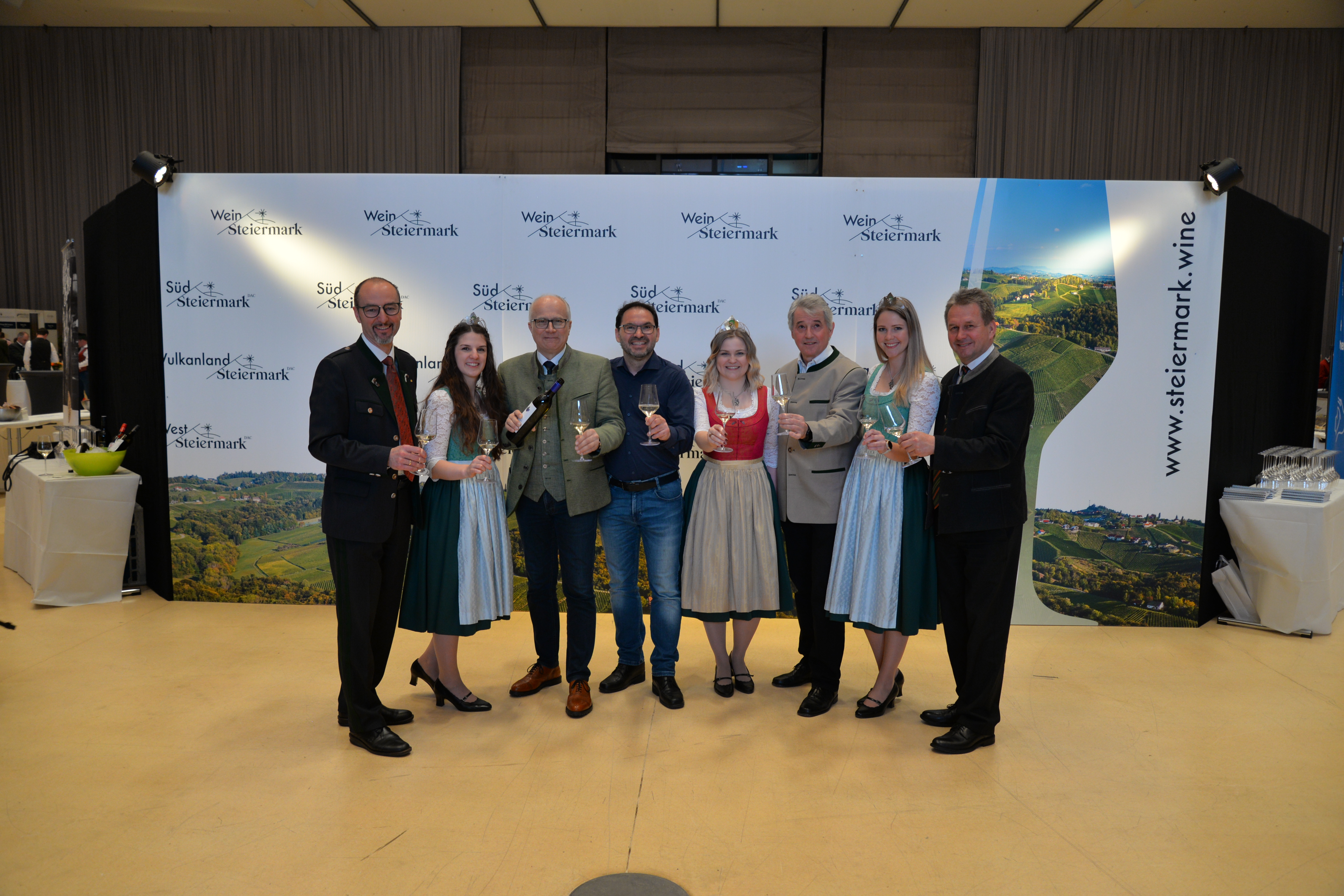 Die Polit-Prominenz bei der steirischen Weinpräsentation