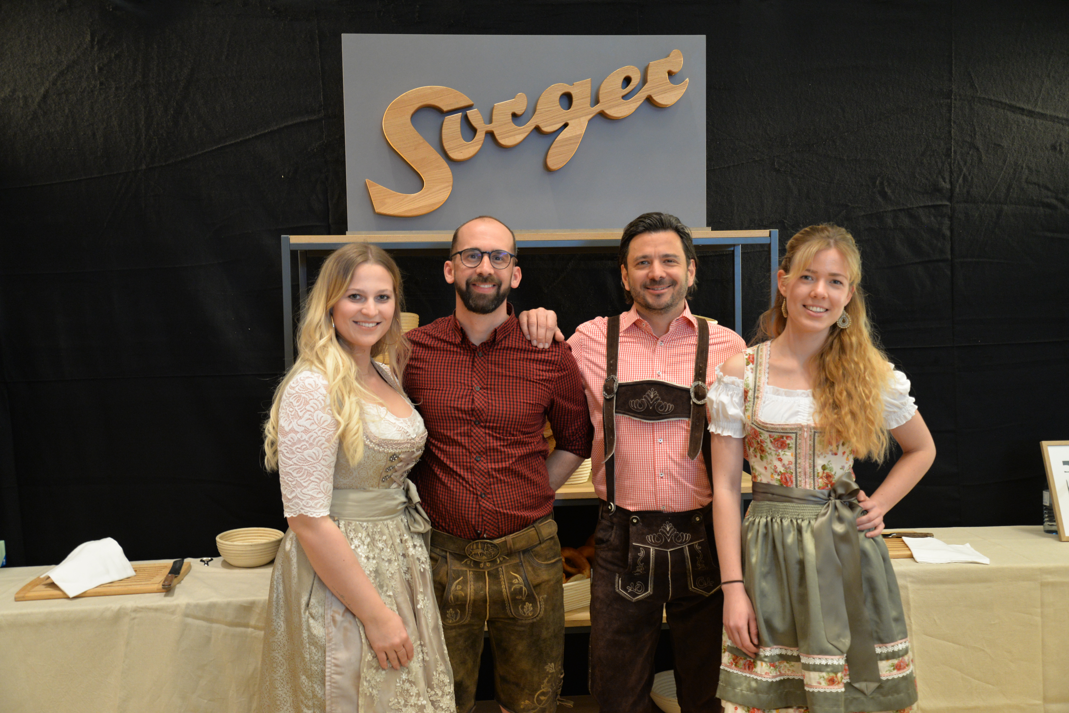 Das Sorger-Team bei der steirischen Weinpräsentation