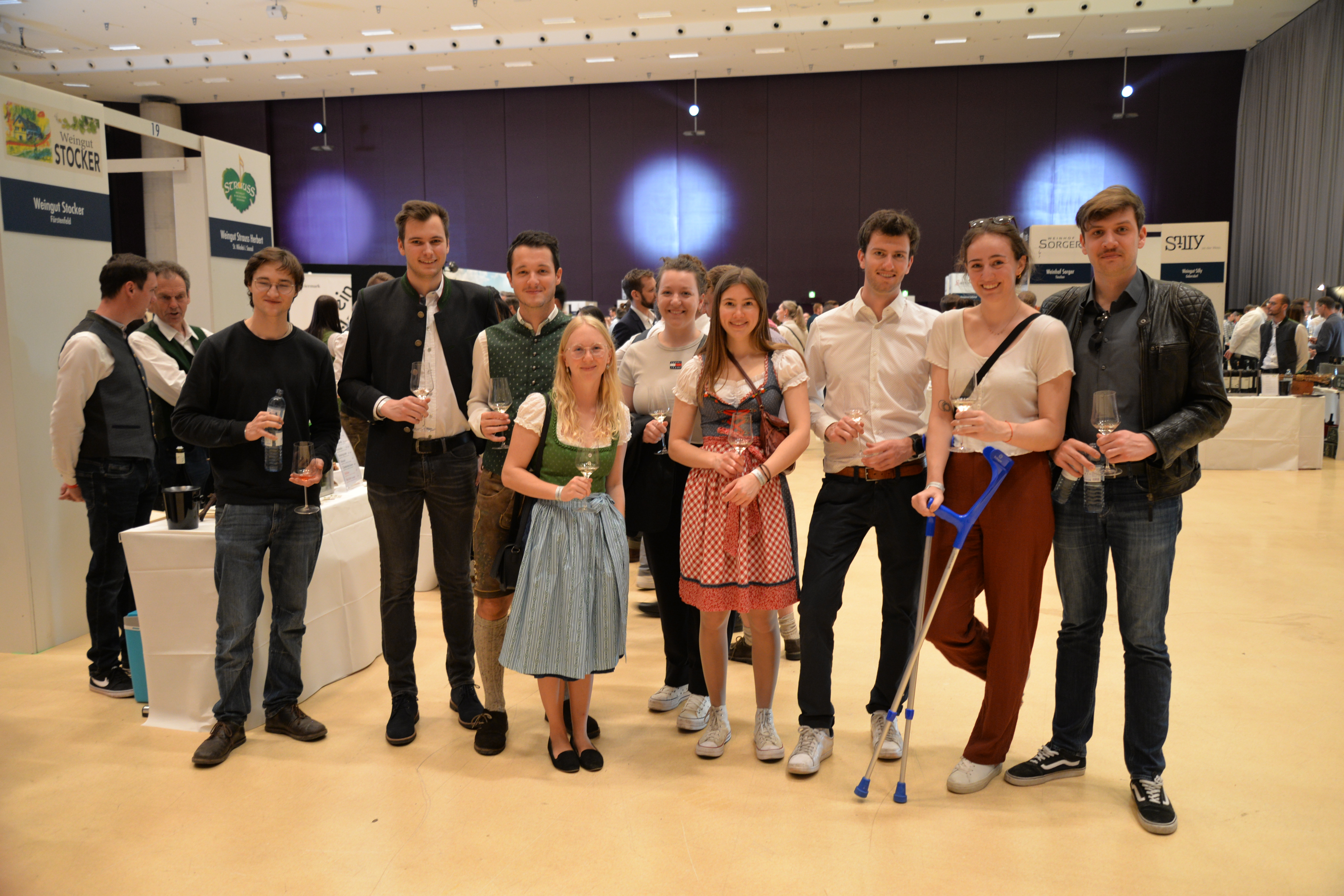 Gäste bei der steirischen Weinpräsentation