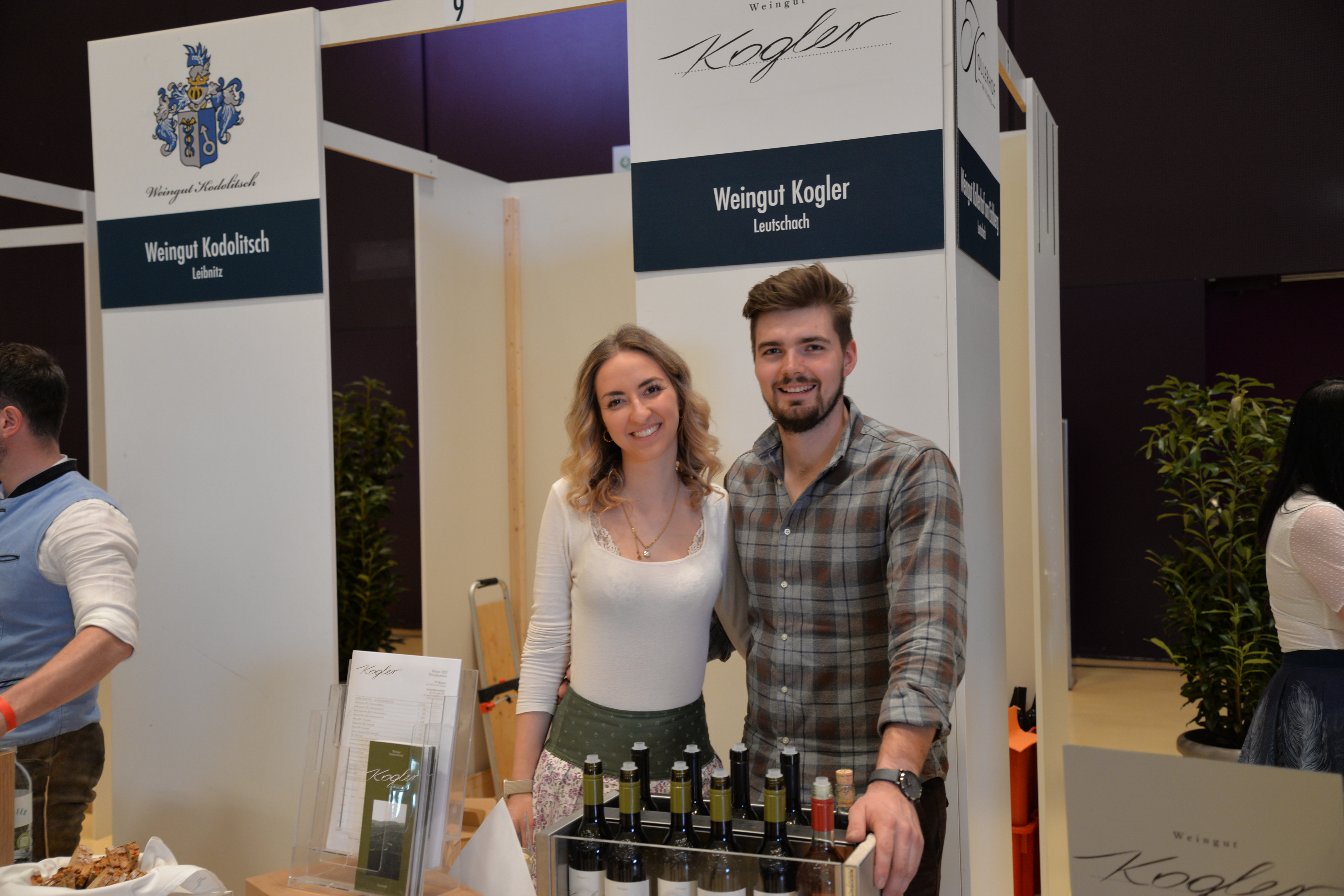 Vertreter vom Weingut Kogler