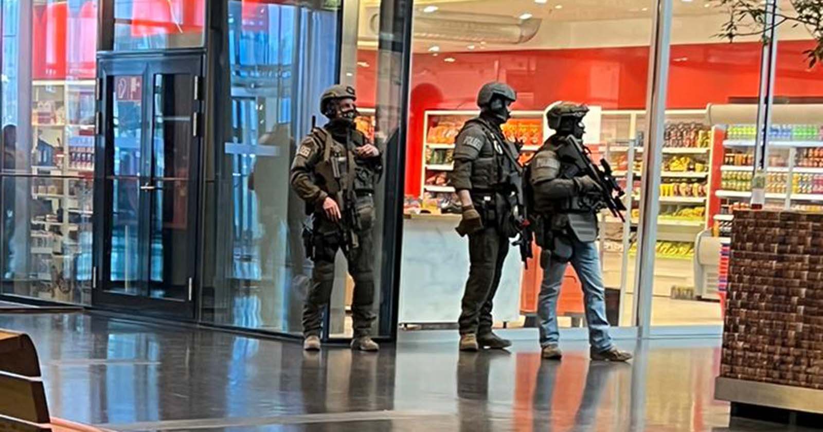 Polizeibeamte im Einsatz