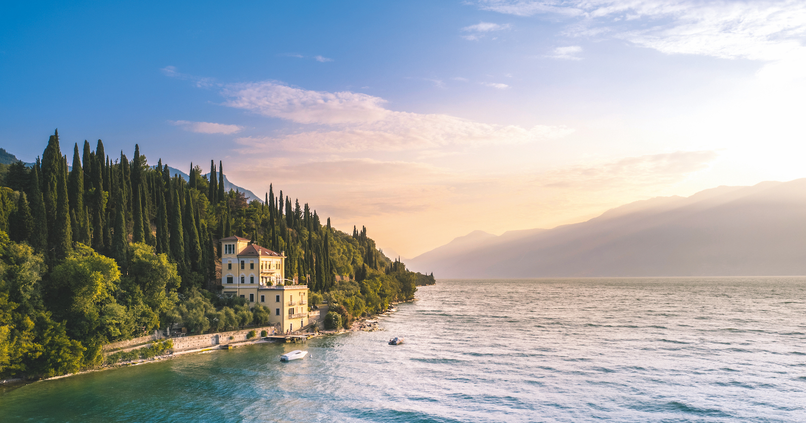 Beliebtes Reiseziel: Der Gardasee in Italien.