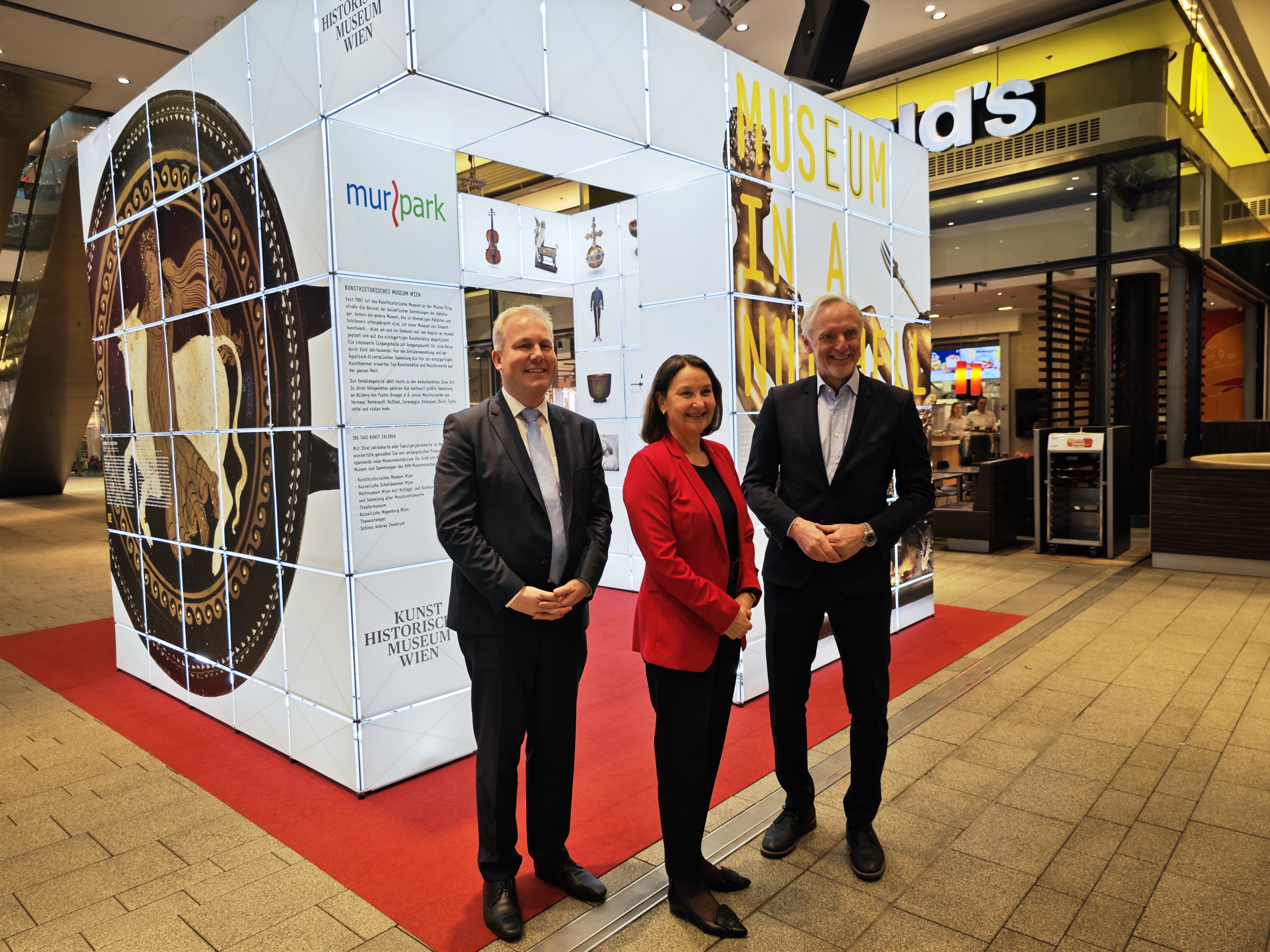 Paul Frey, Edith Münzer und Günter Riegler