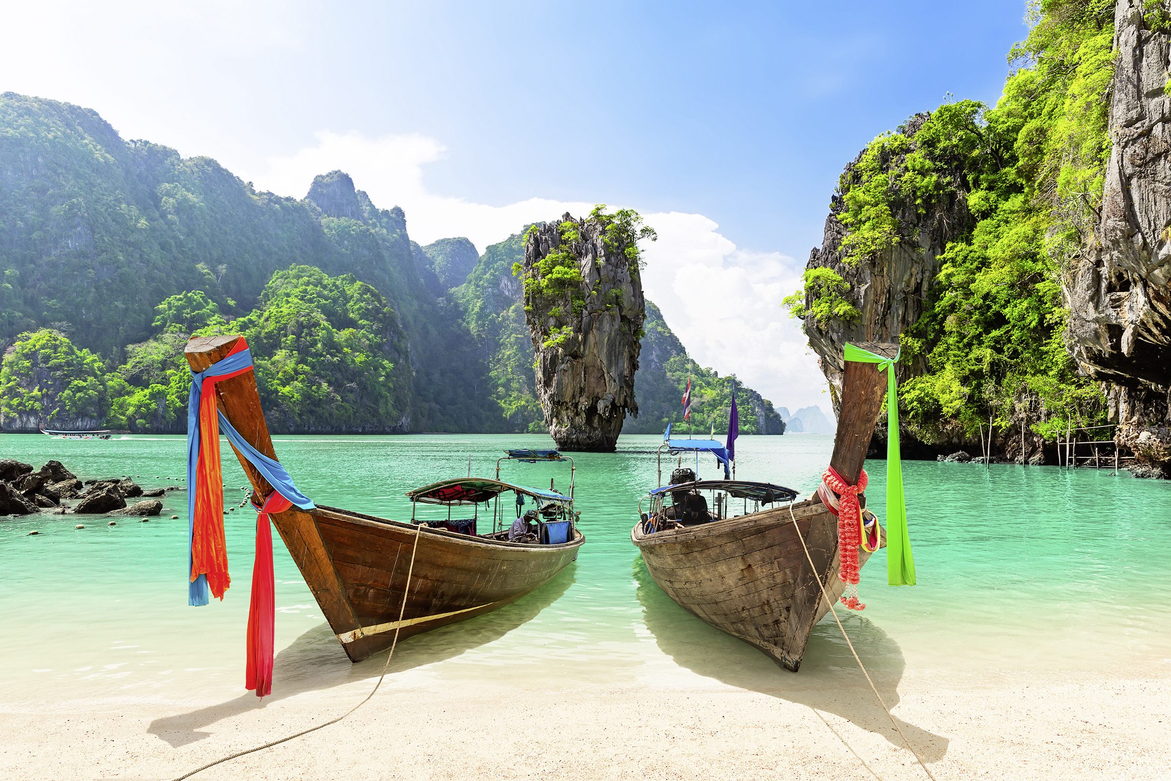 Die „James-Bond-Insel“ Khao Phing Kan, Thailand.